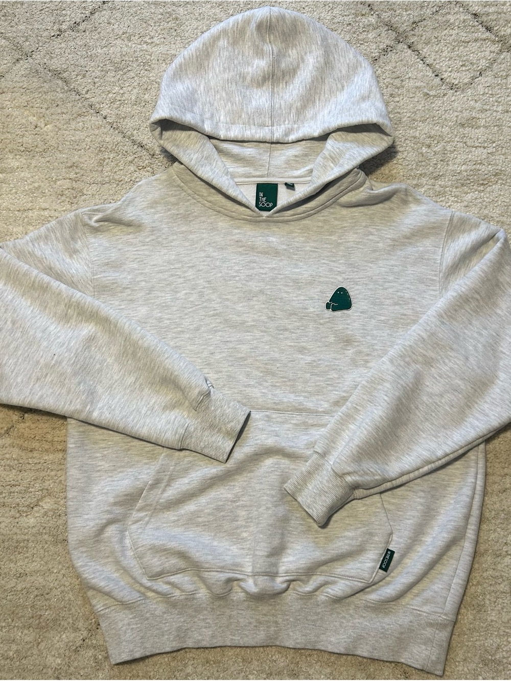 Official BTS In The Soop Melange Grey Hoodie Size Medium